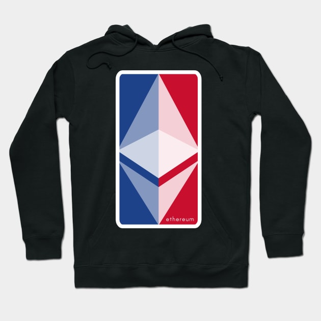 Ethereum Vs NBA Logo Hoodie by CryptoTextile